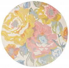 Абстрактный круглый ковер OSTA Bloom Цветы 466118 990 КРУГ
