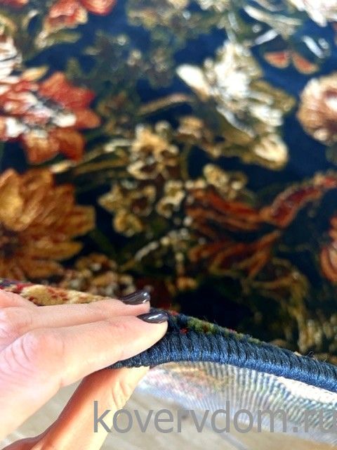 Ковер ЦВЕТЫ 40002-38 овальный