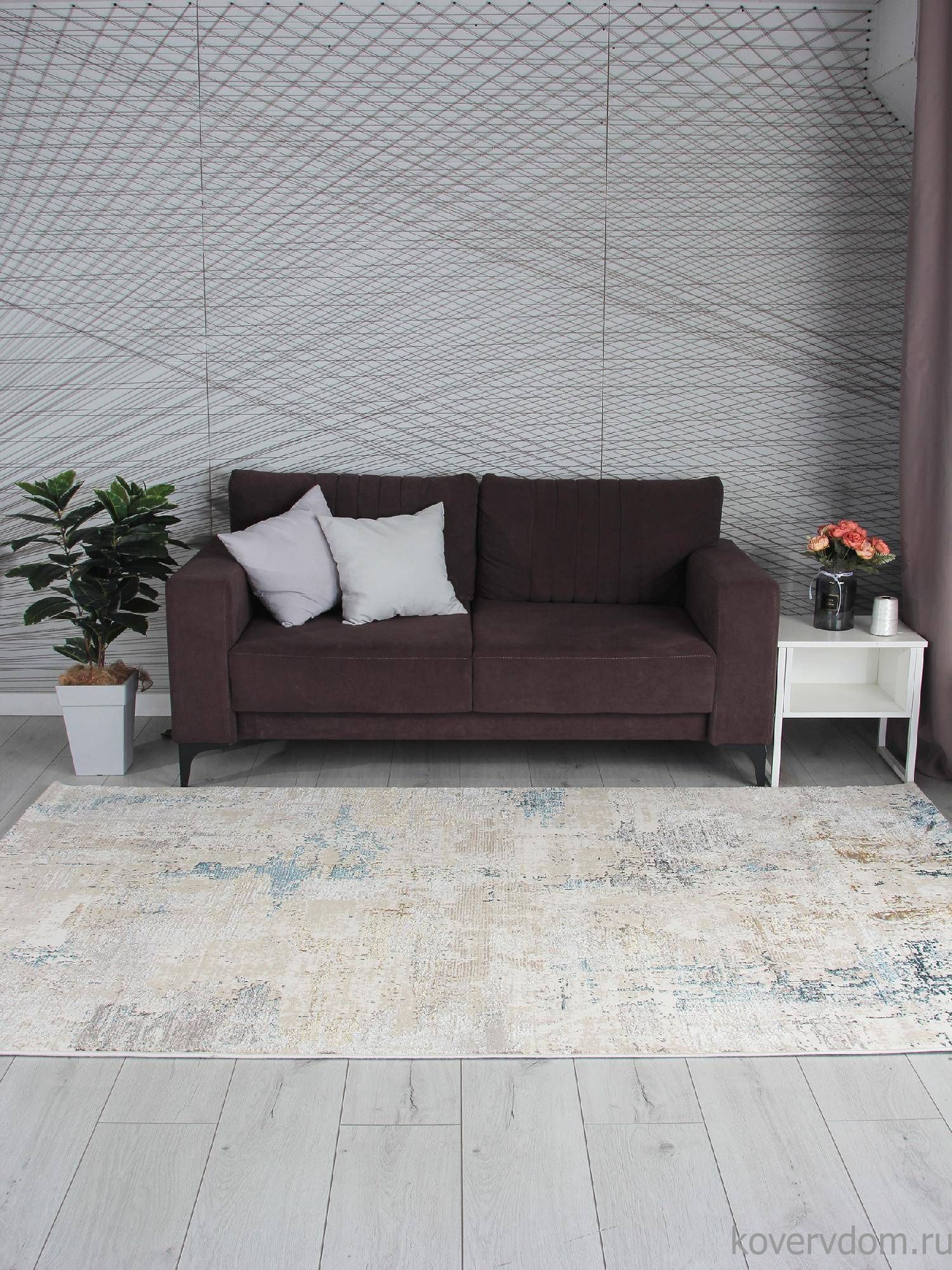 Ковер LILY 9320B S.WHITE / P.CREAM